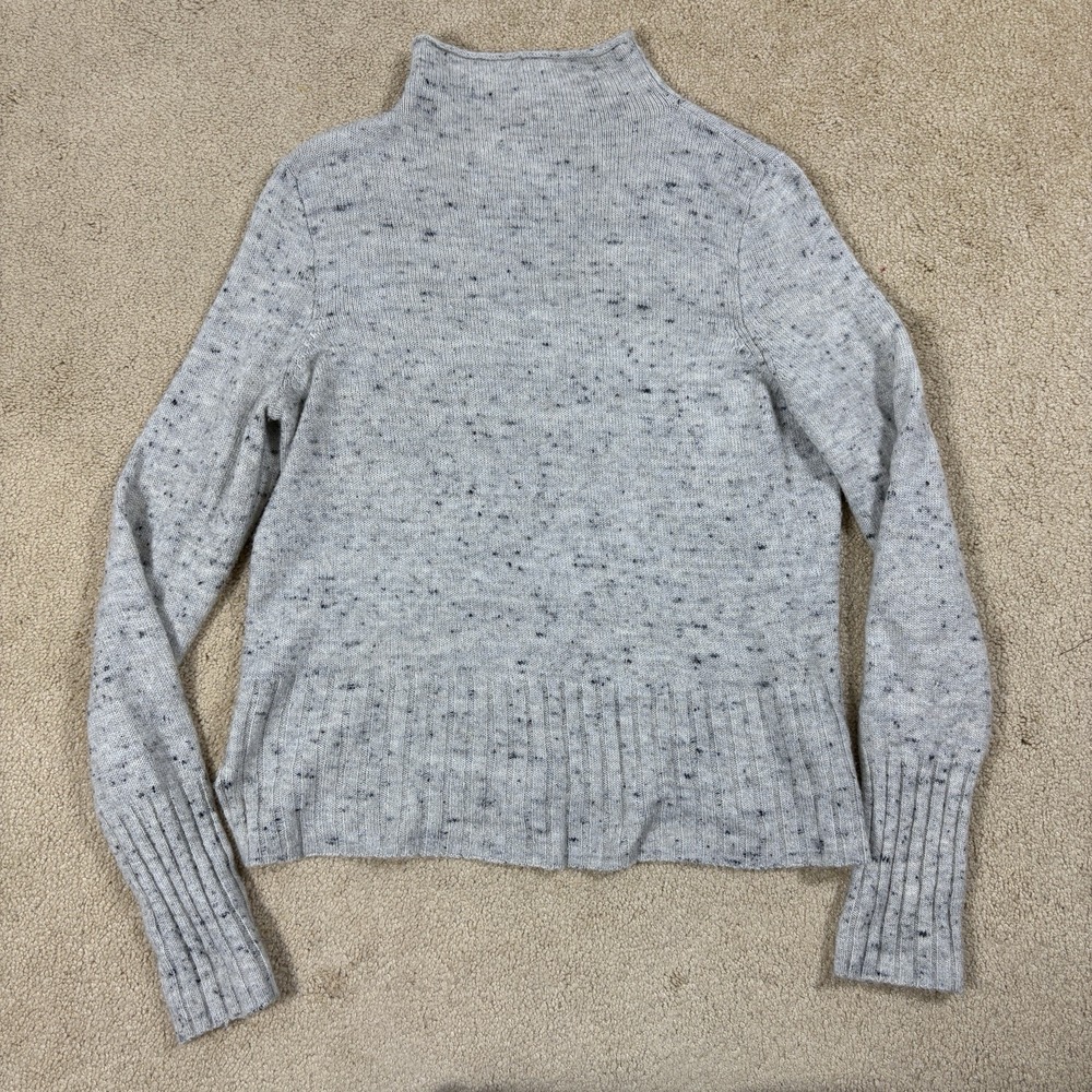 Madewell Donegal Inland Gray Coziest Yarn Turtleneck Sweater K5410 Large L